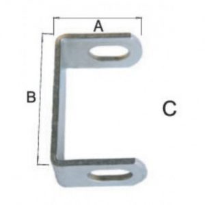 C Cleat 13mm x 20mm Hole