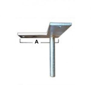 Corner Beam Support Welded TR24 x 200mm