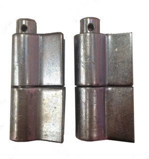 Weld on Hinge 16mm Blue Zn - Twin Pack