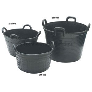 Feed Tub Recycled Rubber 34L 2-handle