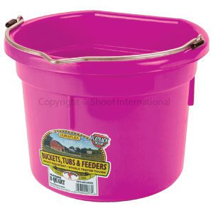 Feed Bucket Flat Back 8L Hot Pink