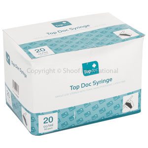 Syringe Topdoc 20ml 50pkX