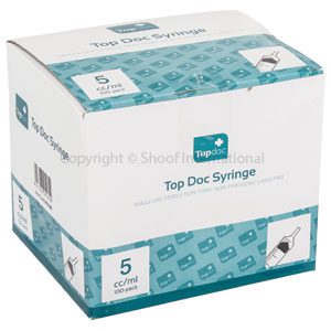 Syringe Topdoc 5ml 100pkX