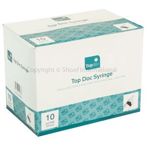 Syringe Topdoc 10ml 100pk