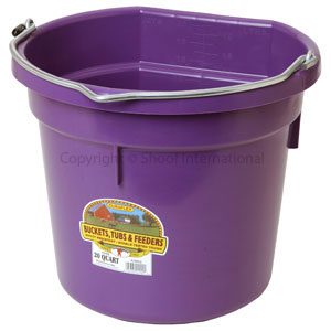 Feed Bucket Flat Back 19L Purple