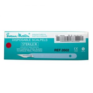 Disposable Scalpels with Handle Size 23 - Box of 10