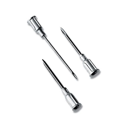 Aluminium Hub Needles 16g 1″ – 100 Pack