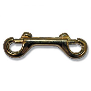 Double Ended Snaphook - Brass 15mm