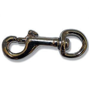 Round Swivel Eye Snaphook - Nickel Plated 25mm