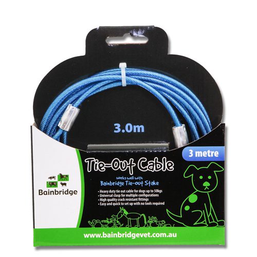Tie Out Cable – 4.5 Metres