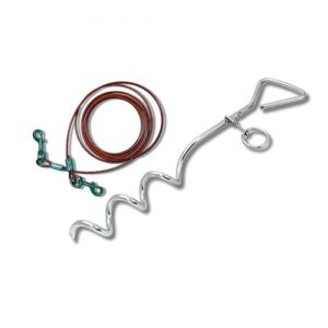 Tie Out Stake with Tie Out Cable (4.5m)