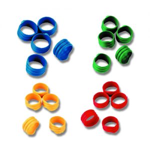 Spiral Leg Bands - Yellow (20)