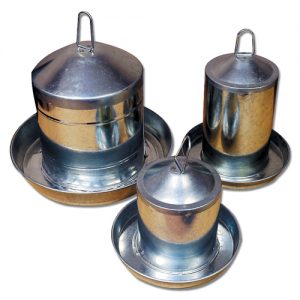 Stainless Steel Poultry Drinker - 9 Litre