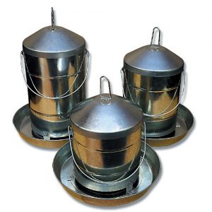 Galvanised Poultry Feeder - 15kg