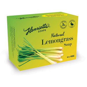 Henrietta Oatmeal Soap Lemongrass 4pk