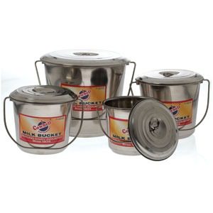 Bucket Stainless Cowbell w Lid 3.5L