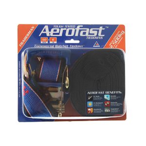 Tiedown Aerofast Ratchet 6mx50mm J-Hook