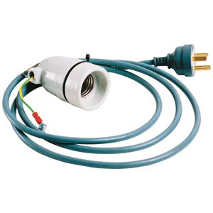 Lamp Socket Ceramic w 2m Lead