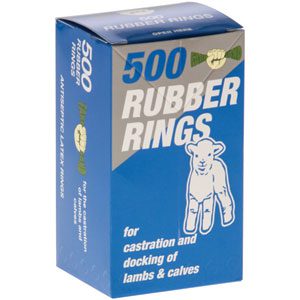 Rubber Rings Farmhand 500 Blue Box