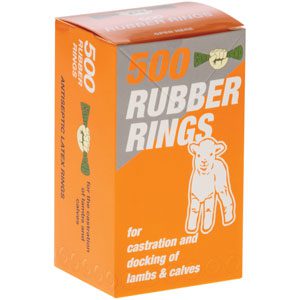 Rubber Rings Farmhand 500 Orange Box