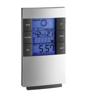 Weather Station Digital Indoor Silver