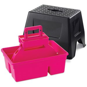 Duratote Tool Box Stool Pink