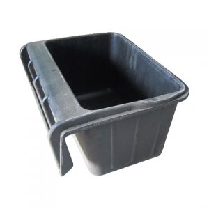 16Lt Hanging Feeder Black Plastic
