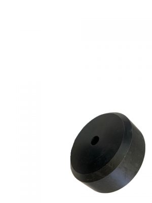 Nylon Wheel Black 65mm x 40mm, 15-17mm hole