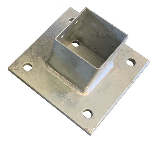 Post Base Plate 75×75 – 4 Holes