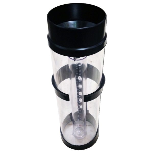 Professional Manual Rain Gauge – Black