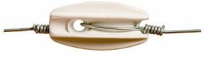 Large End Strain Insulator - White