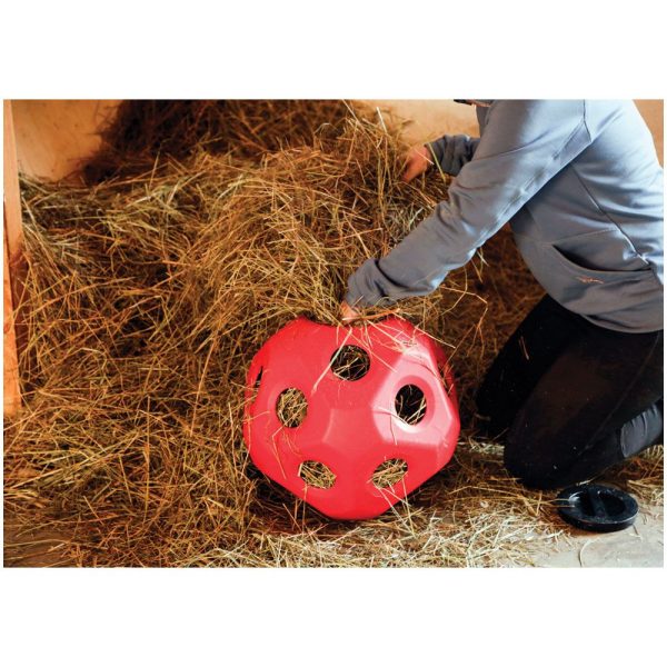 Horse Toy Hayball Red