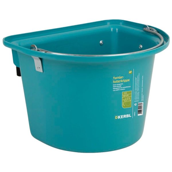 Feed Bucket Rail Hanging Kerbl 12L Aqua