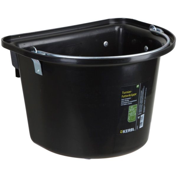 Feed Bucket Rail Hanging Kerbl 12L Black