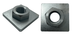 Adj Weld On Stump Plate M24 90 x 90mm