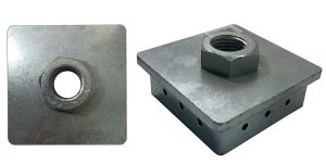 Adjustable Stump Plate "Ezy Fix" M30 100mmx100mm