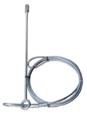 Stay Plate 8mm Cable Stay - Hot Dipped Gal