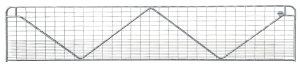 Gate W  Stay 20' (6000mm)  w/Graduated Mesh 25NB