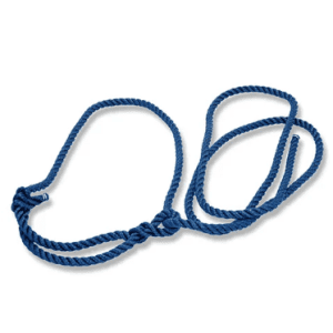 Halter Poly Rope Cow/Horse - Blue