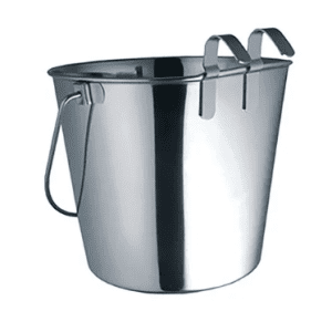Stainless Steel Bucket - Flat Sided (8.3 Litre)