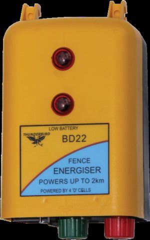 2km - 4 x D Cell Battery Energiser