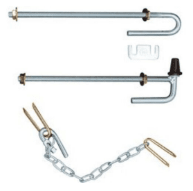 Field Gate Set 25x275mm - Zinc