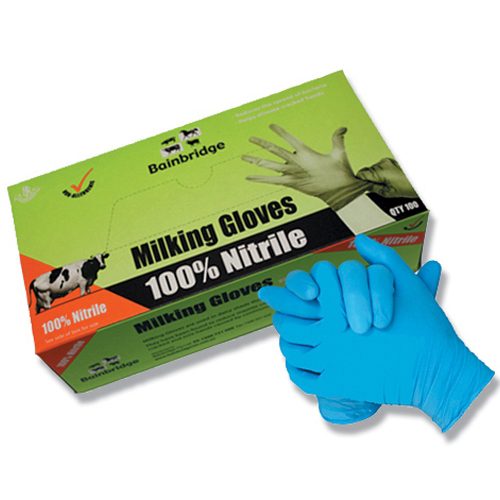 Milking Gloves Nitrile Large