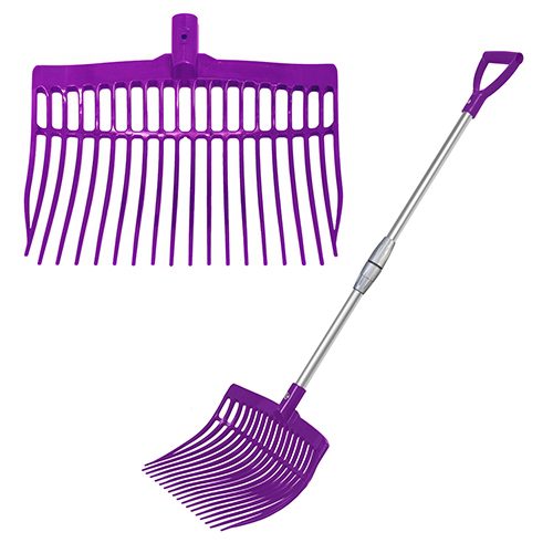 Supreme Telescopic Stable Fork Plastic Purple