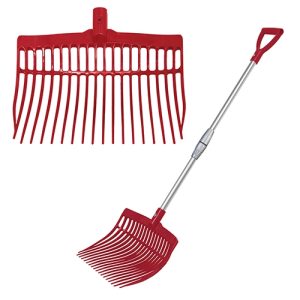 Supreme Telescopic Stable Fork Plastic Red