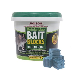 Rodent Bait Blocks (Brodifacoum 0.05g/kg) - 1.2kg