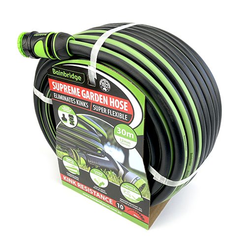 Supreme Garden Hose with Fittings – 12mm x 30m