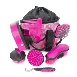 Grooming Kit - Glitter - Pink/Black