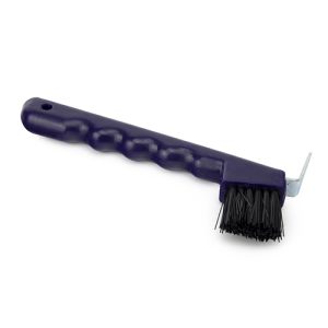 Hoof Pick With Brush - Purple