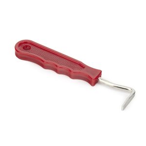 Hoof Pick Plastic Handle - Red
